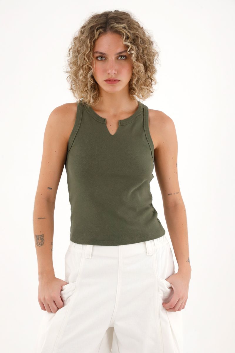 tshirt-para-mujer-topmark-verde