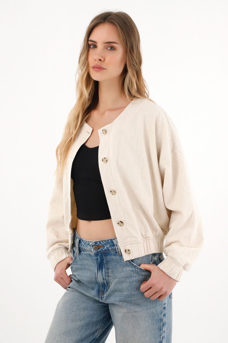 bomber-para-mujer-topmark-crudo