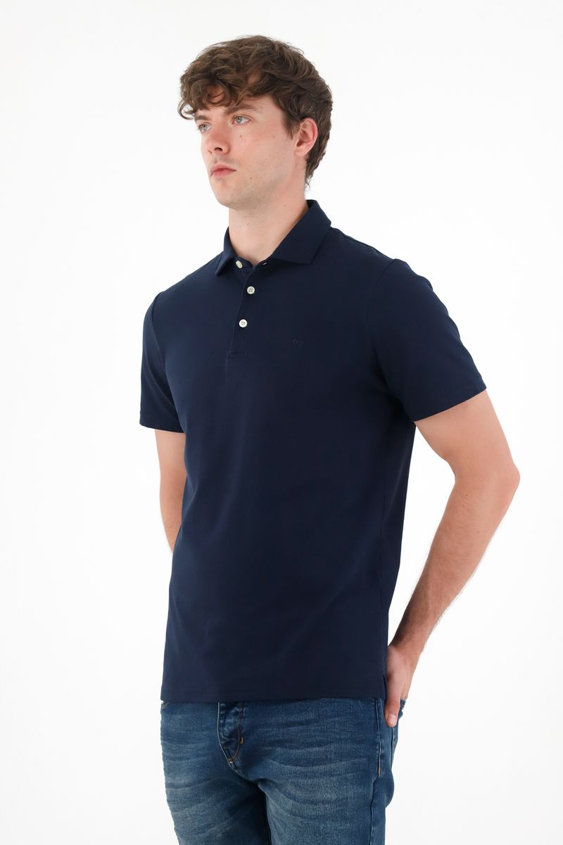 polos-para-hombre-tennis-azul