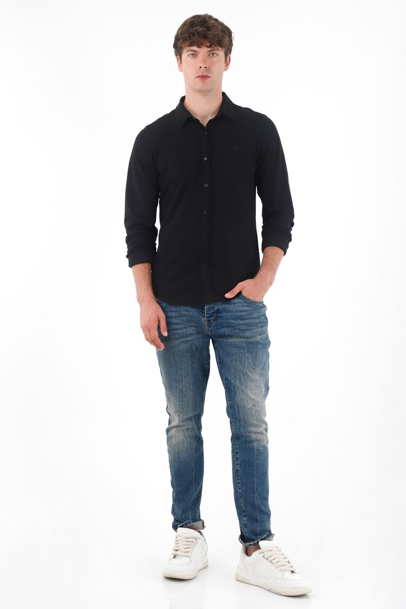 camisas-para-hombre-tennis-negro