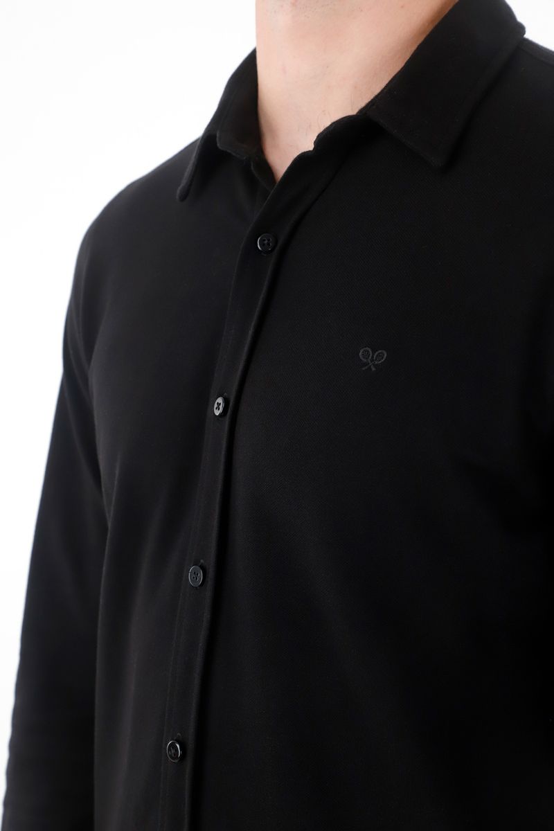 camisas-para-hombre-tennis-negro