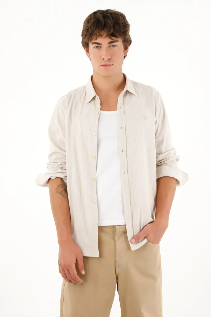 camisas-para-hombre-tennis-gris