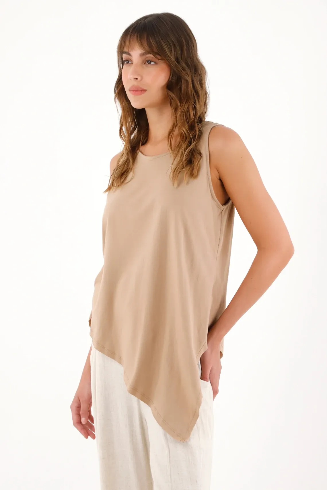 tshirt-para-mujer-topmark-gris