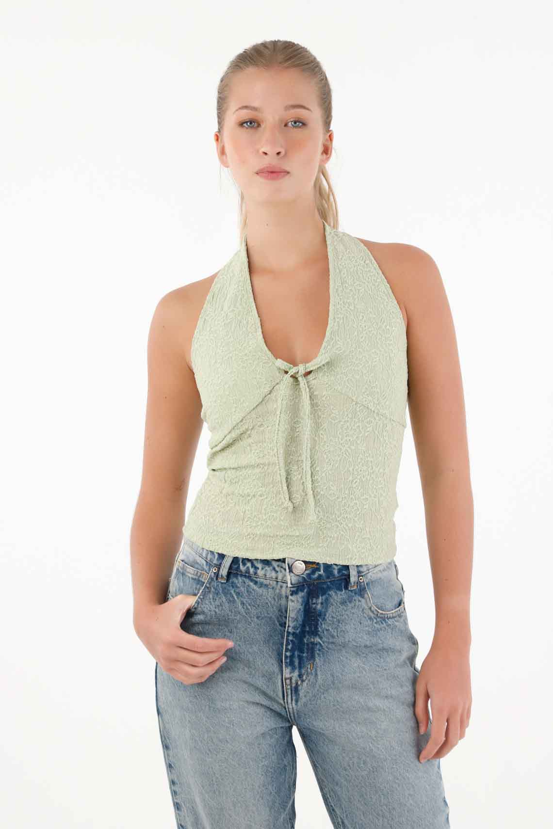 tshirt-para-mujer-topmark-verde