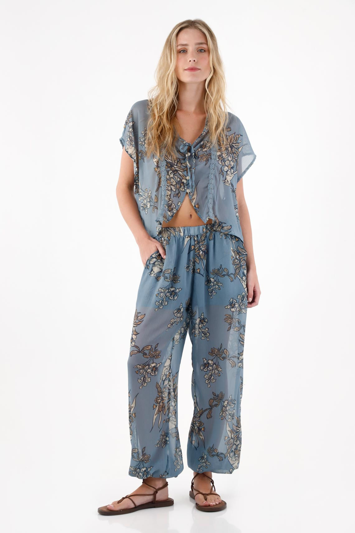 camisas-para-mujer-topmark-azul