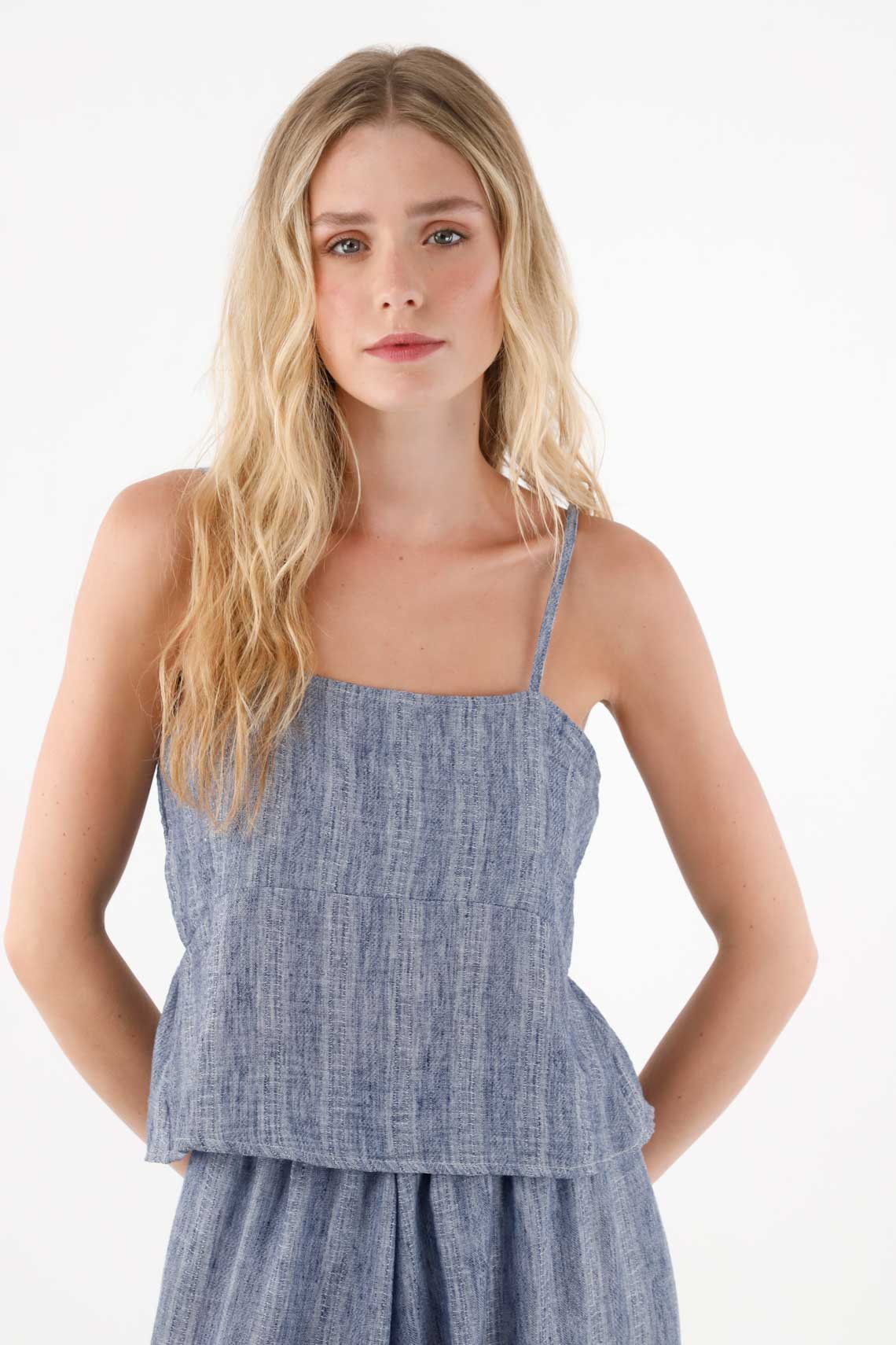 camisas-para-mujer-topmark-azul