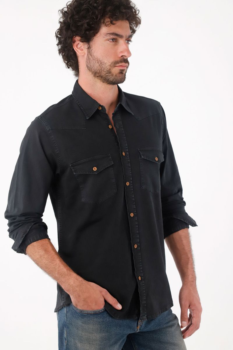 camisas-para-hombre-tennis-negro