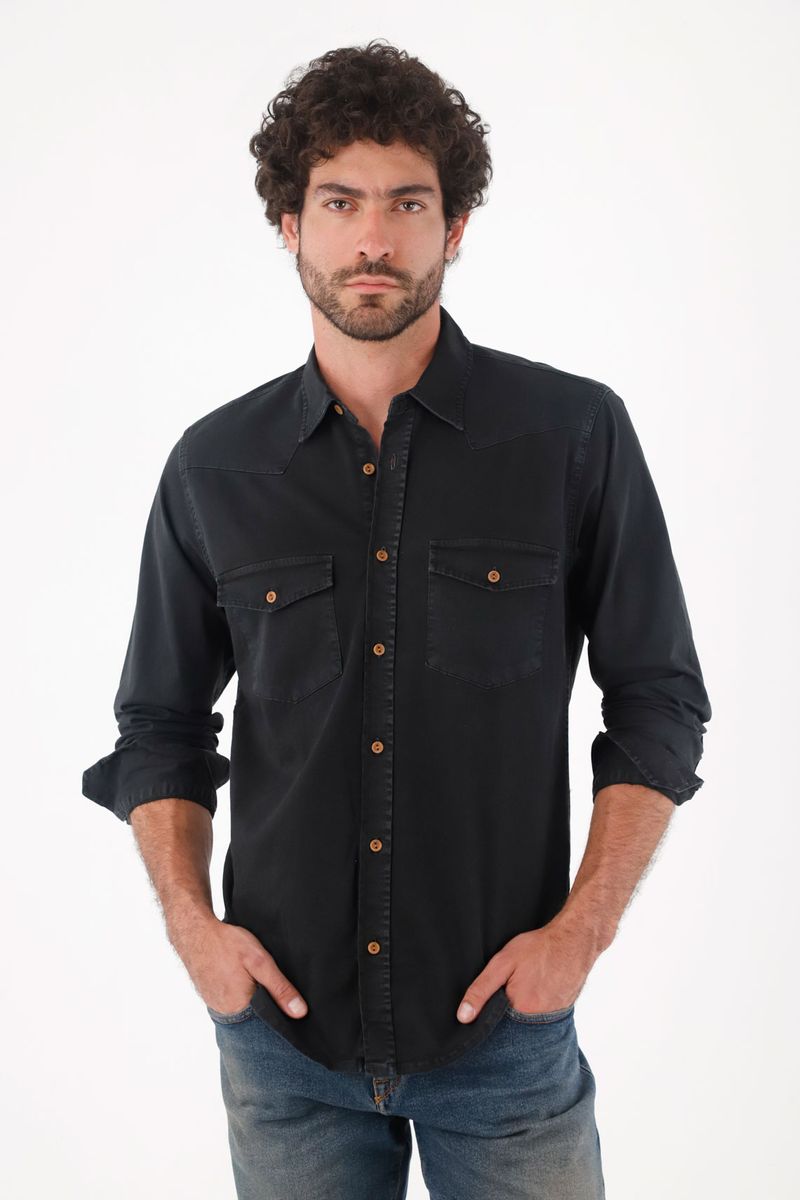 camisas-para-hombre-tennis-negro