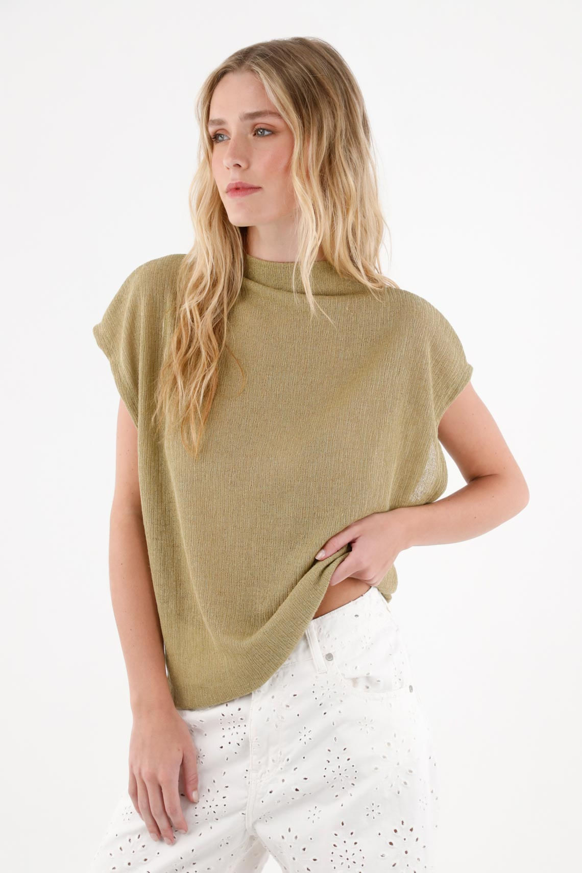 tshirt-para-mujer-topmark-verde