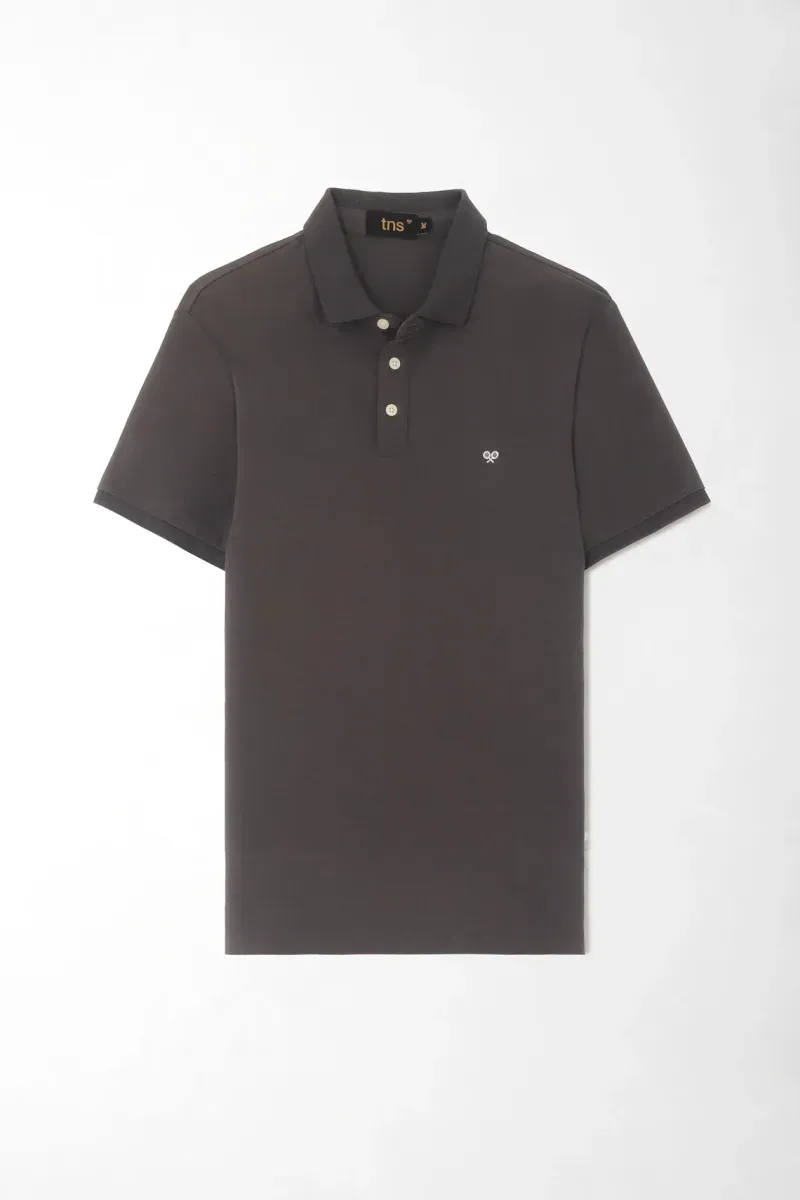 polos-para-hombre-tennis-gris