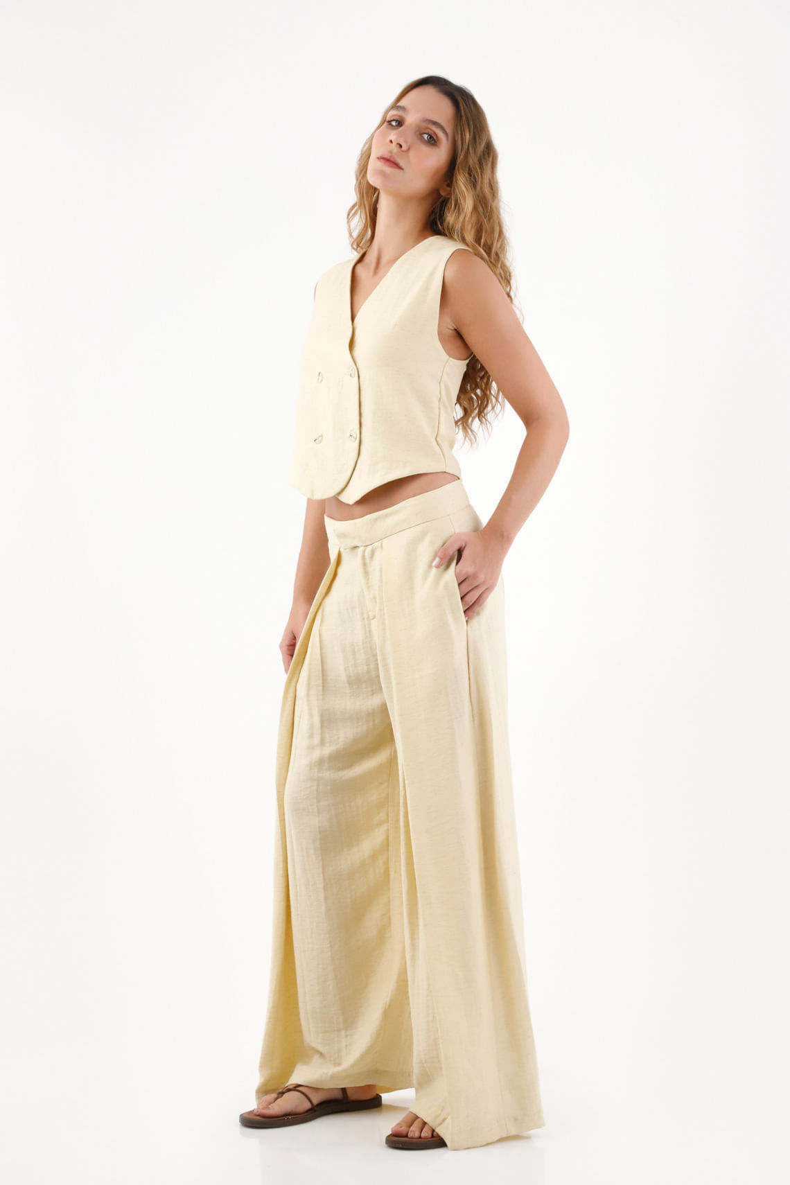 pantalones-para-mujer-topmark-amarillo