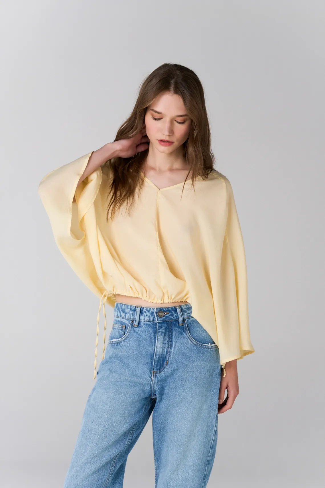camisas-para-mujer-topmark-amarillo