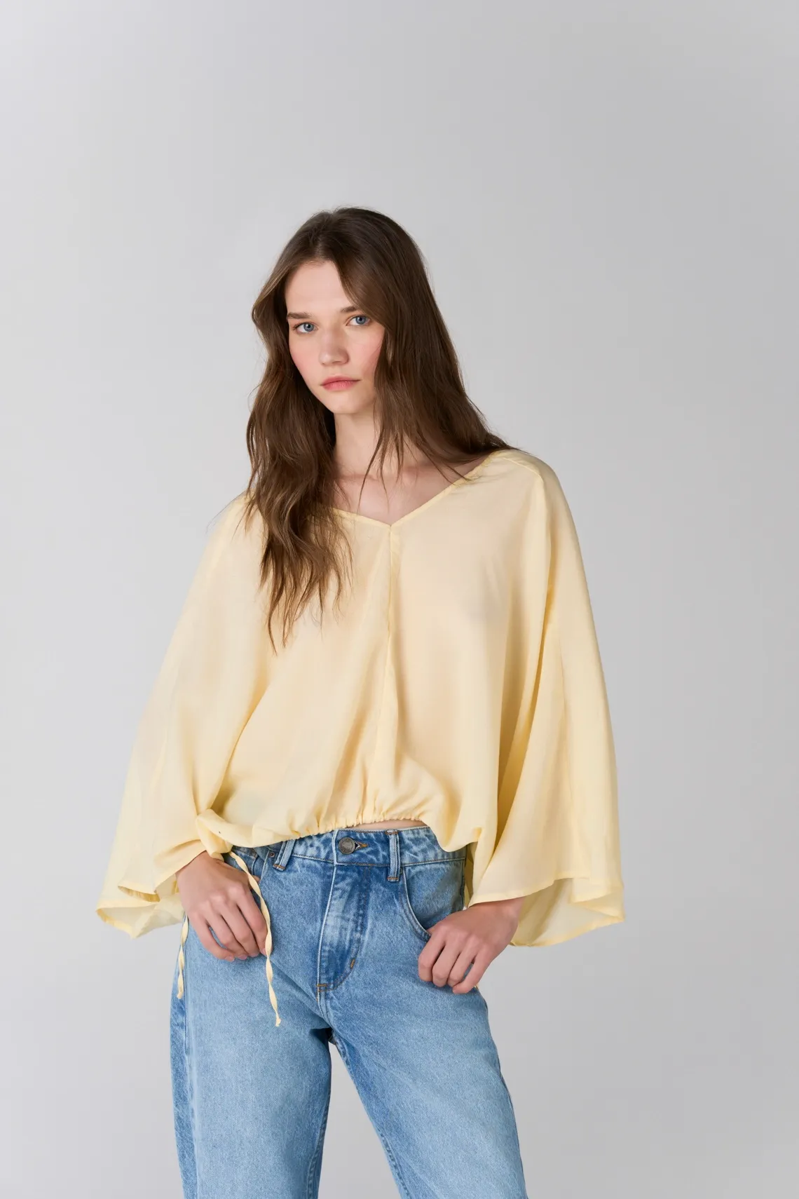 camisas-para-mujer-topmark-amarillo