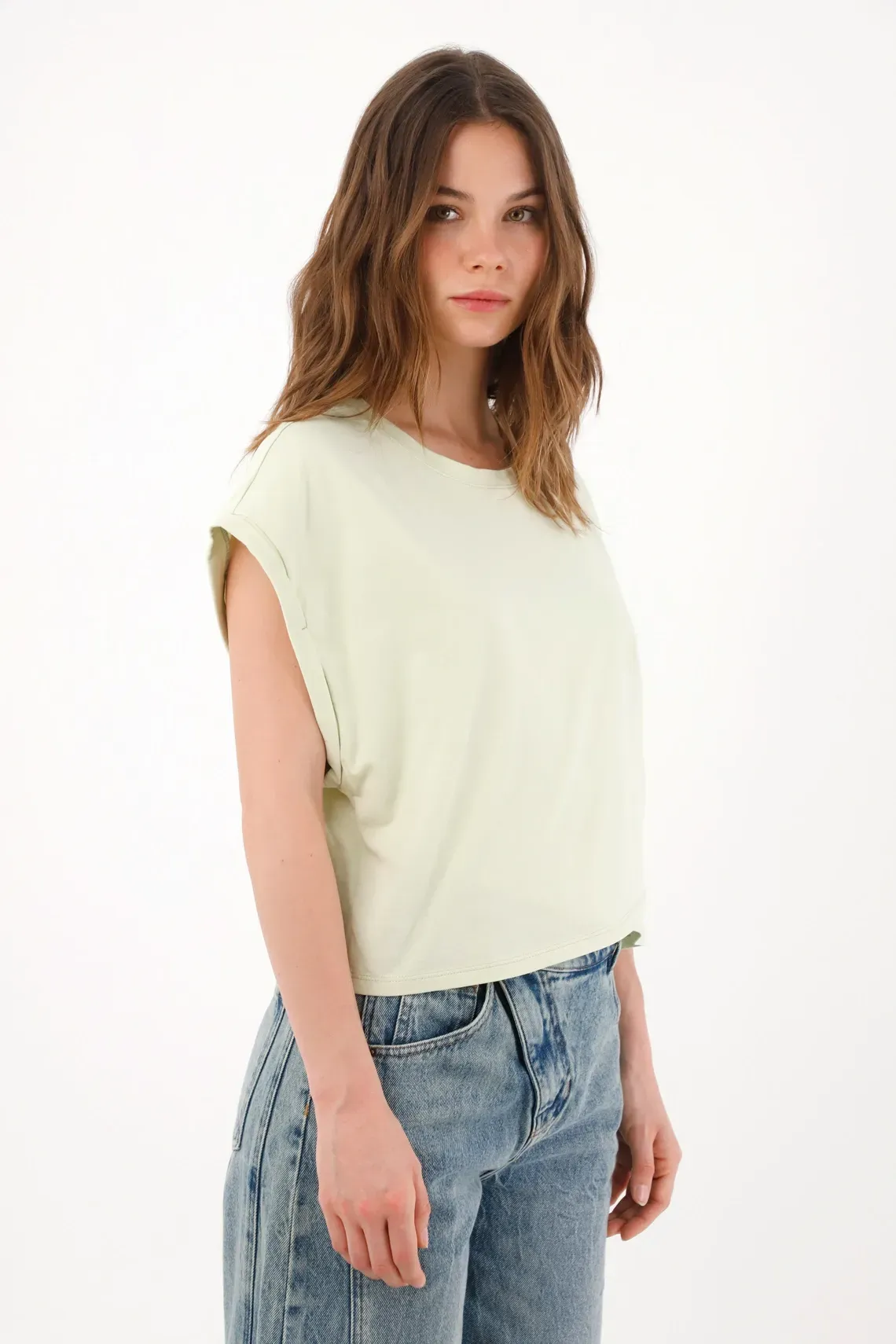 tshirt-para-mujer-topmark-verde