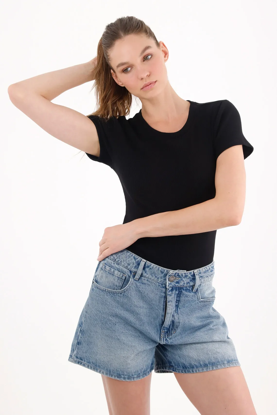 tshirt-para-mujer-topmark-negro