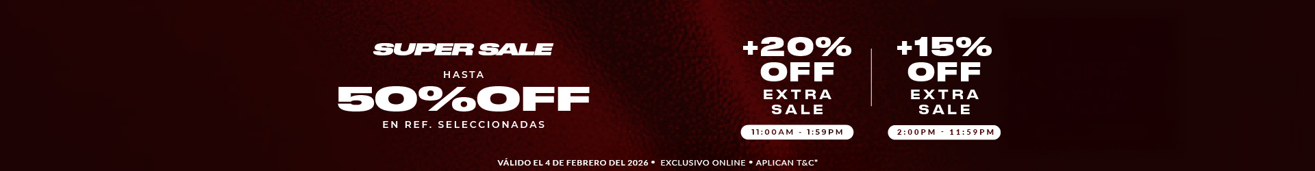 Super Sale 15%Off extraSale