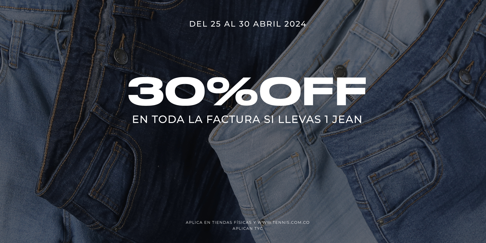 30 off jeans